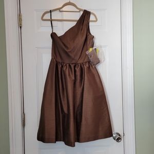 Alfred Sung One Shoulder Cocktail Dress